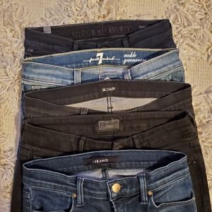 5 pair jeans bundle size 25